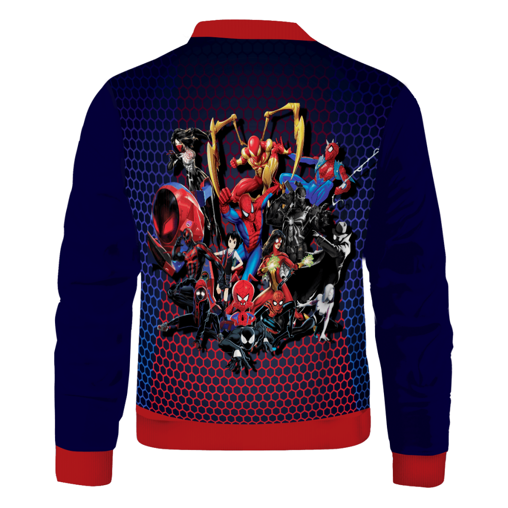 spiderman multiverse bomber jacket 192834 - Anime Jacket Shop