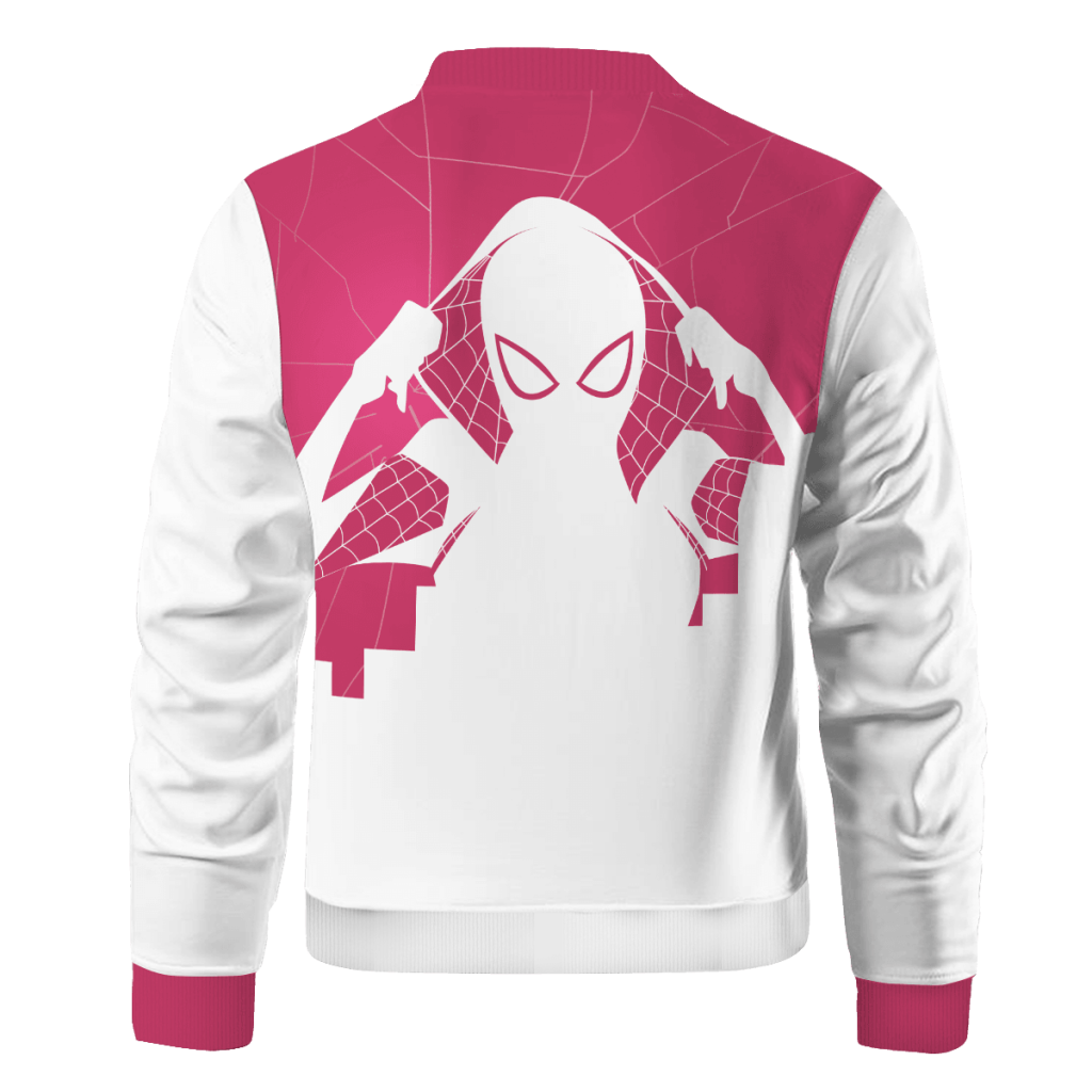 spiderverse gwen bomber jacket 586728 - Anime Jacket Shop