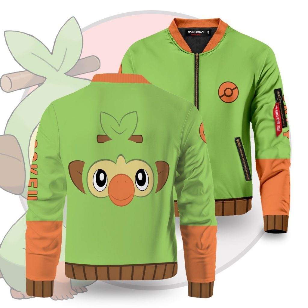 starter grookey bomber jacket 310066 - Anime Jacket Shop