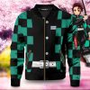 tanjiro kamado bomber jacket 307005 - Anime Jacket Shop