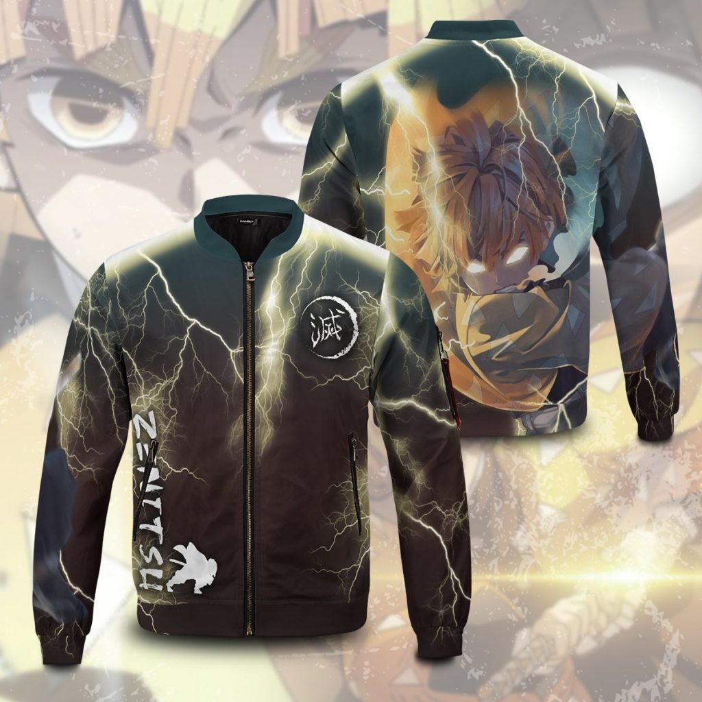 thunderclap flash style bomber jacket 956990 - Anime Jacket Shop