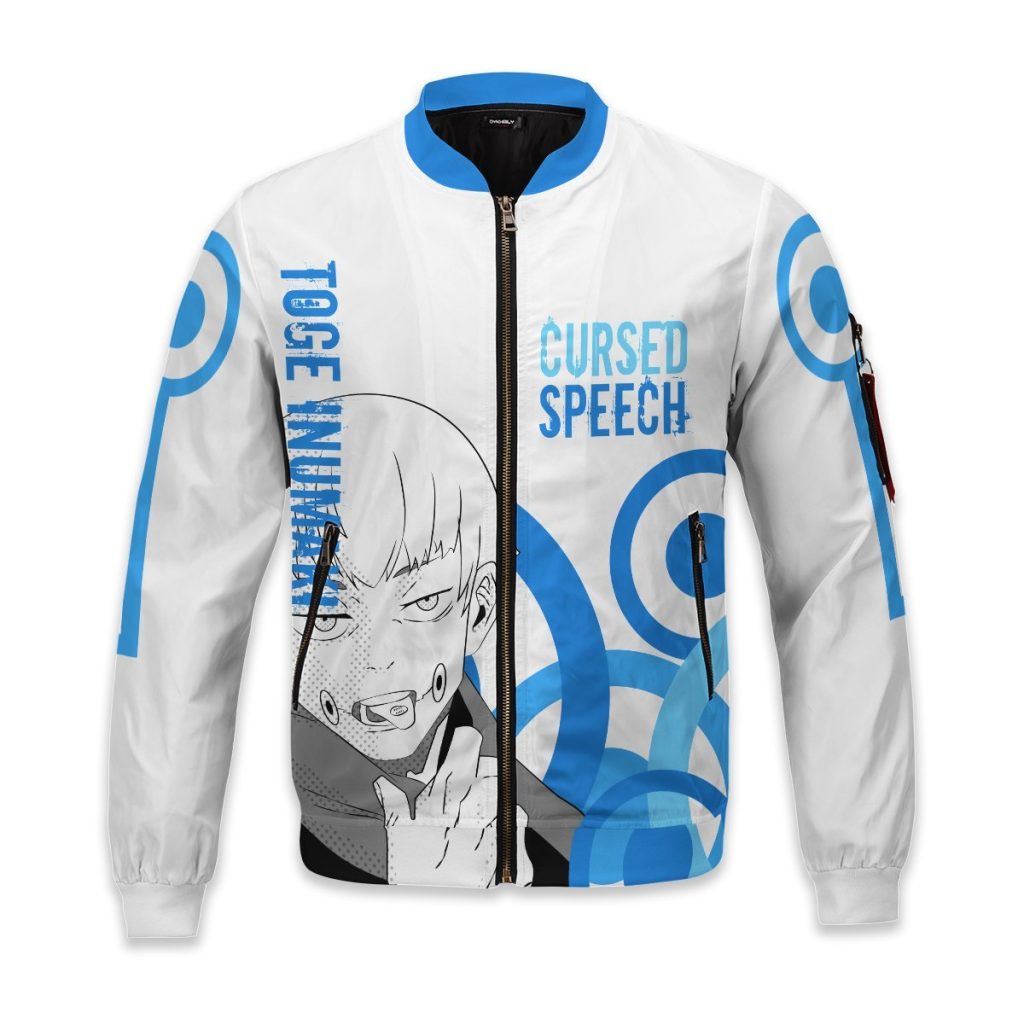 toge cursed speech bomber jacket 258126 - Anime Jacket Shop