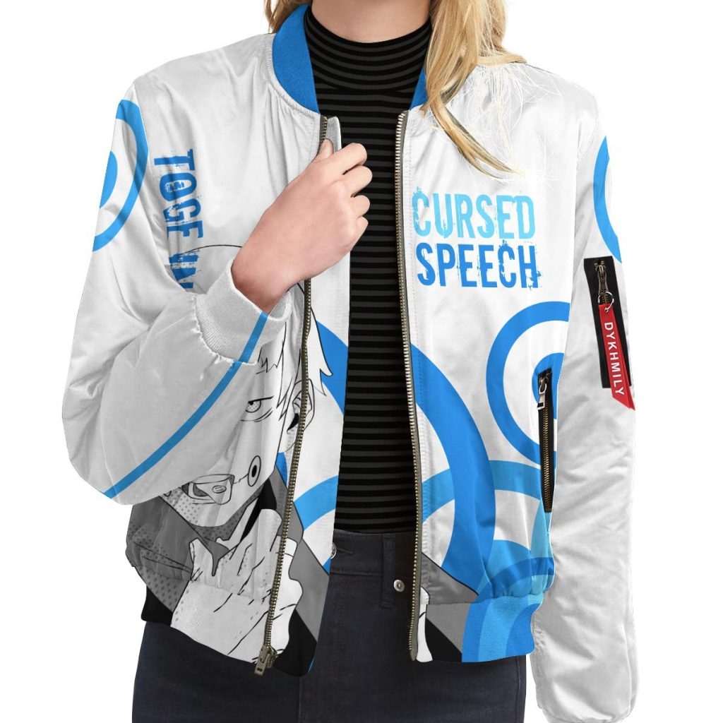 toge cursed speech bomber jacket 605726 - Anime Jacket Shop