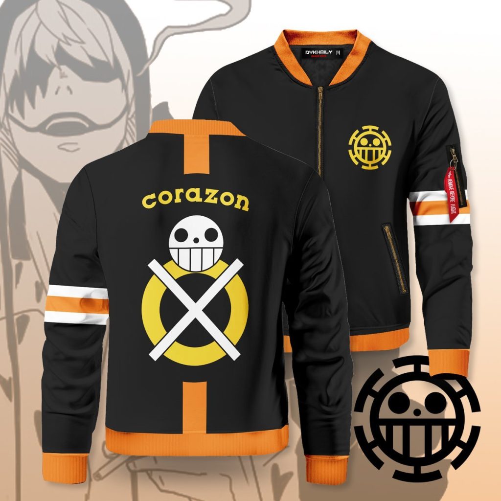 trafalgar corazon bomber jacket 157234 - Anime Jacket Shop