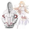 yuuki asuna hoodie sword art online anime cosplay costumecubvz - Anime Jacket Shop