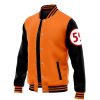 59 Goku Cell Saga DBZ Varsity Jacket F RIGHT Mockup - Anime Jacket Shop