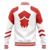 Across The Spider Verse 2099 Spiderman V2 Varsity Jacket 5L BACK Mockup - Anime Jacket Shop