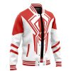 Across The Spider Verse 2099 Spiderman V2 Varsity Jacket 5L F LEFT Mockup - Anime Jacket Shop