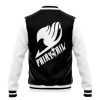 Black Fairy Tail Varsity Jacket BACK Mockup - Anime Jacket Shop