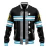 Company 8 Fire Force Varsity Jacket FRONT Mockup - Anime Jacket Shop