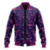 Menacing Aura Pattern JBA Varsity Jacket FRONT Mockup - Anime Jacket Shop