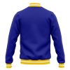 Vegeta V1 A DBZ Varsity Jacket BACK Mockup - Anime Jacket Shop