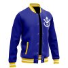 Vegeta V1 A DBZ Varsity Jacket F LEFT Mockup - Anime Jacket Shop