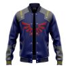 Zelda Shield Style TLZ Varsity Jacket FRONT Mockup - Anime Jacket Shop