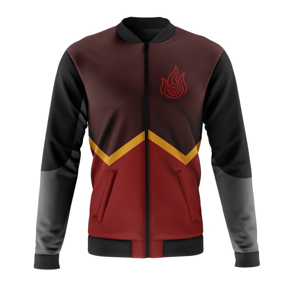 firebenders avatar casual bomber jacket 0405b - Anime Jacket Shop