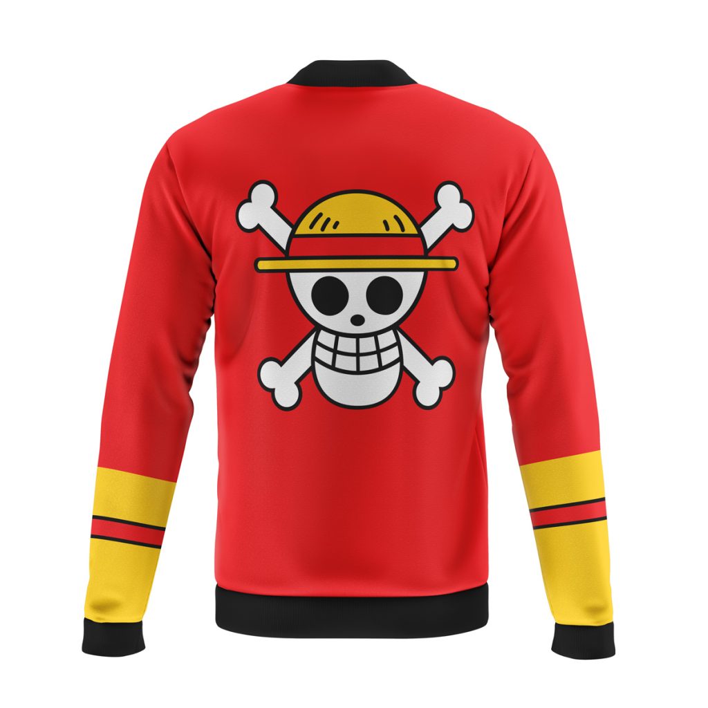 luffy straw hat one piece casual bomber jacket 2c28h - Anime Jacket Shop