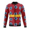 luffy wano pattern casual bomber jacket f3j89 - Anime Jacket Shop