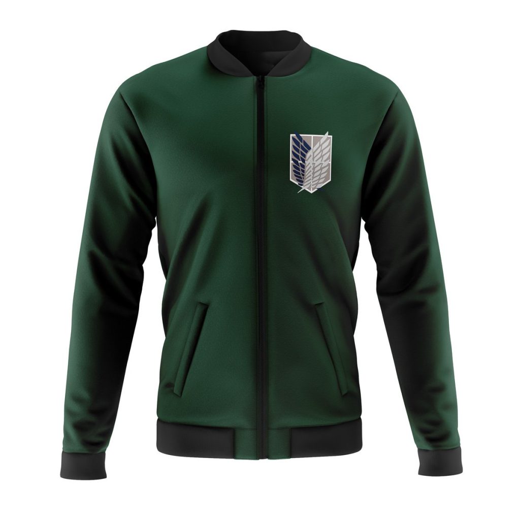 survey corps attack on titan casual bomber jacket sba37 - Anime Jacket Shop