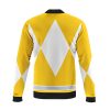 yellow ranger mighty morphin power rangers casual bomber jacket pj6aj - Anime Jacket Shop